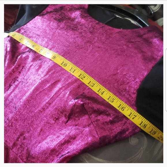 Ronni Nicole pink shiny maxi dress - Picture 5 of 8